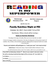 Featured image of article: Family Nutrition Night