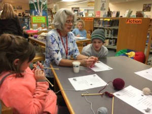Featured image of article: Knitting Club at PES