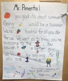 Featured image of article: Mr. Pimental’s Appreciation Video